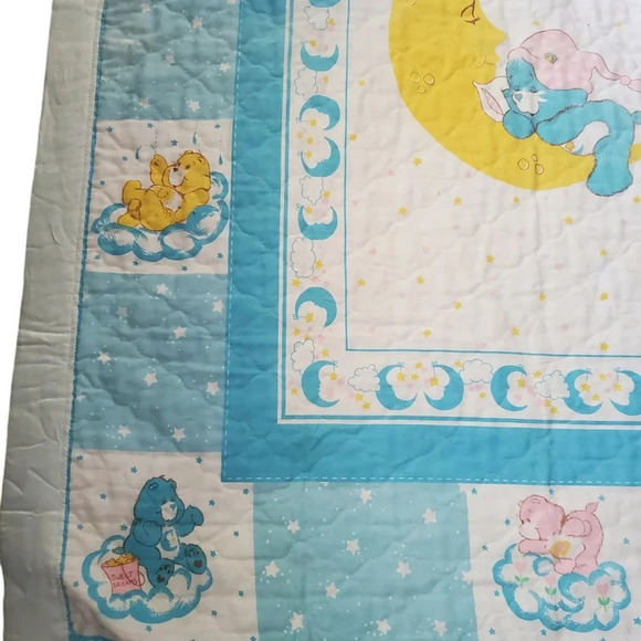 Vintage Care Bear Sweet Dreams Crib Size Quilt - Picture 3 of 5